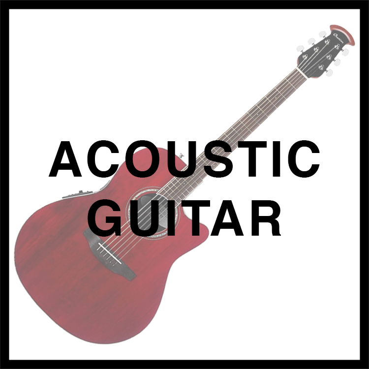 Acousic Guitar Icon Navigation Link